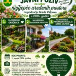 Javni poziv za izbor najljepše uređenih prostora na području Grada Valpova u 2026. godini