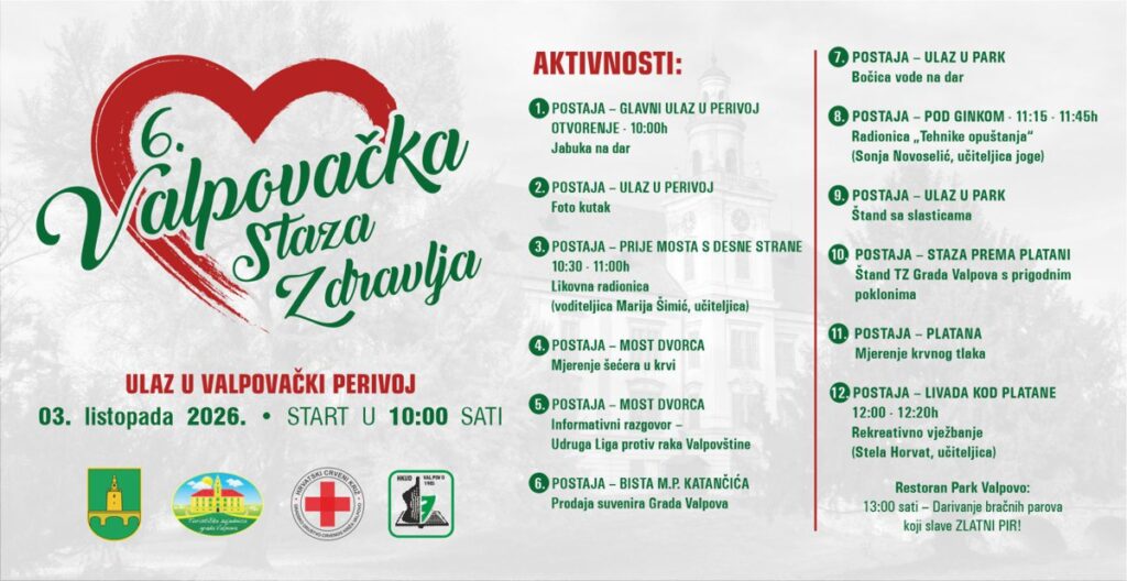 ŠESTA VALPOVAČKA STAZA ZDRAVLJA