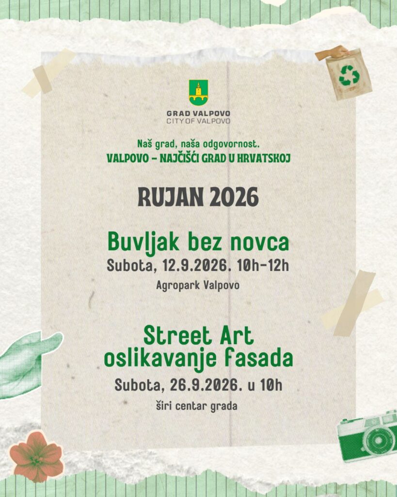 Valpovo pokreće veliki ekološki projekt: Zajedničkim snagama do titule najčišćeg grada u Hrvatskoj