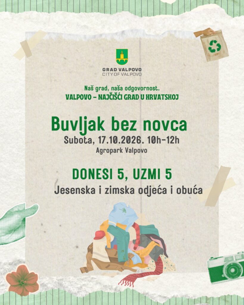 Priprema za zimu: Novo izdanje “Buvljaka bez novca” donosi razmjenu jesenske i zimske garderobe