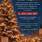 Grad Valpovo poziva građane na donaciju božićne jelke